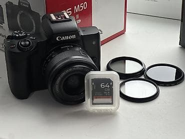 Фото жана видеокамералар: Продам Canon M50 Mark II в состоянии, близком к новому. Камера — 2