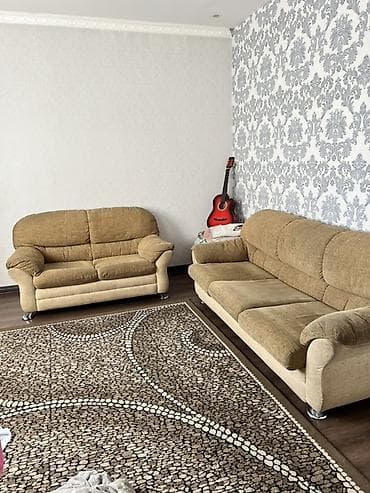 мебель шкаф для одежды: Комплект мягкой мебели, цвет - Бежевый — 1