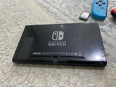 Nintendo Switch: Nintendo Switch (модель HAC-001(-01)) с неоновыми Joy‑Con: красный и — 3