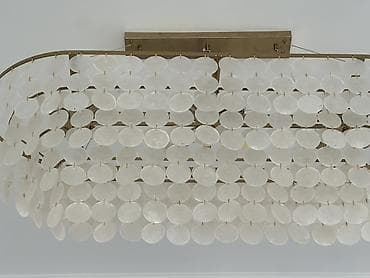 потолочный люстра: Потолочная люстра с каскадом из круглых подвесок - Тип: потолочная — 3