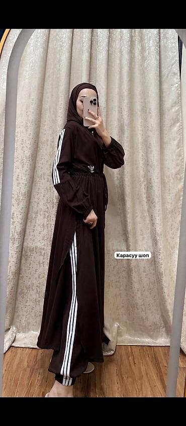 оргинал одежды: Новый спортивный мусульманский комплект в стиле athleisure. - Цвет — 1