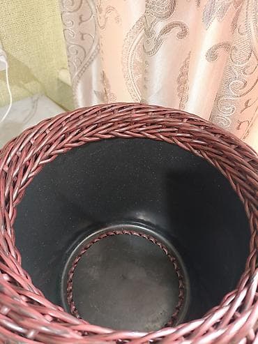 плетеная: Плетёное кашпо с пластиковым вкладышем. Принимаем заказы на — 2