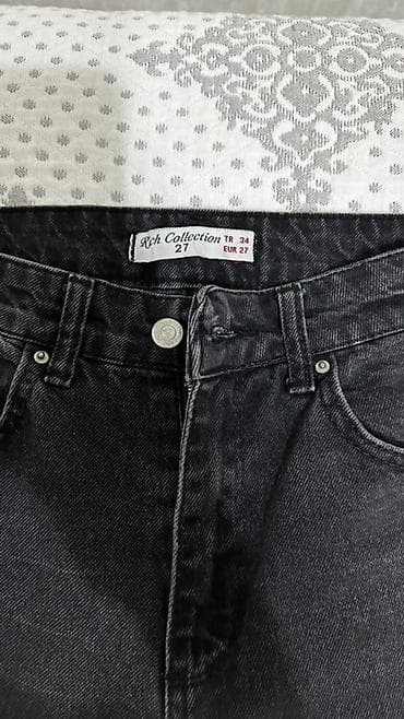 n work: Черные джинсы Rch Collection - Модель: прямые, высокой или средней — 2