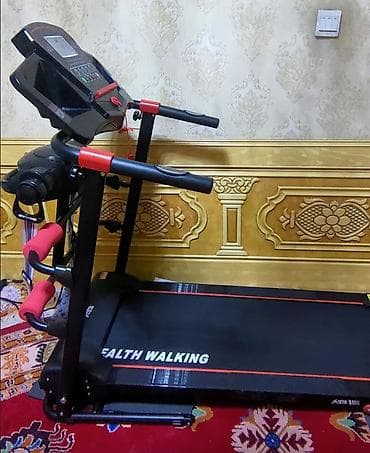 Домашняя беговая дорожка с многофункциональной станцией -