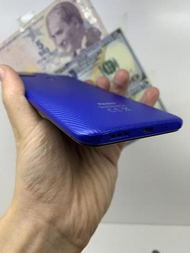 телефон 2000: Redmi, Redmi 9C, Б/у, 32 ГБ, цвет - Синий, 1 SIM, 2 SIM — 2