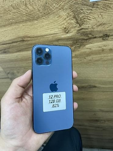 айфон 13 п: IPhone 12 Pro, 128 ГБ, Pacific Blue, 82 % — 1