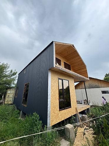 Техника и электроника: М2-400$. Каркасный дом - Конструкция: каркас на металлических — 7