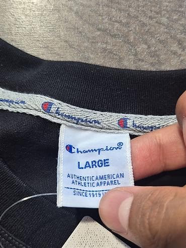 футболки блэк стар: Мужская футболка, L, Champion, Новый, цвет - Черный, Самовывоз, Платная доставка — 4