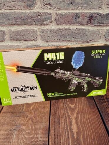 АКЦИЯ Орбиган M416 Орбизовый автомат \ бластер М416 с гидрогелевыми