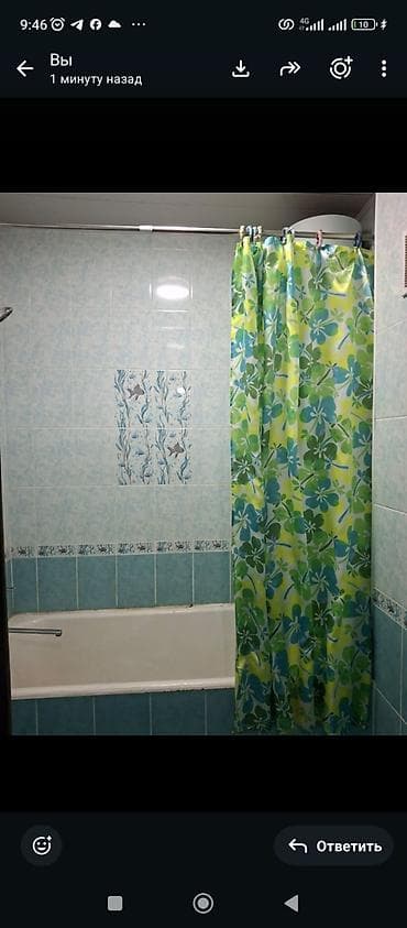 сниму квартиру 3 комнатную: 2 комнаты, 53 м², Манас-Ата мкр., 105 серия — 3
