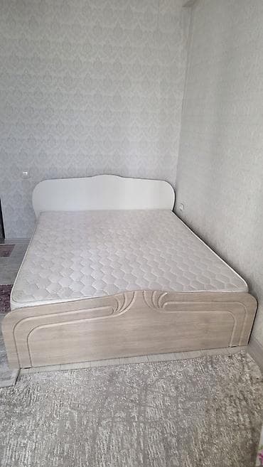Спальный гарнитур, Б/у, Комод, Шкаф, Тумба, Россия, Самовывоз, цвет - Бежевый at lalafo.kg Спальный гарнитур, Б/у, Комод, Шкаф, Тумба, Россия, Самовывоз, цвет - Бежевый