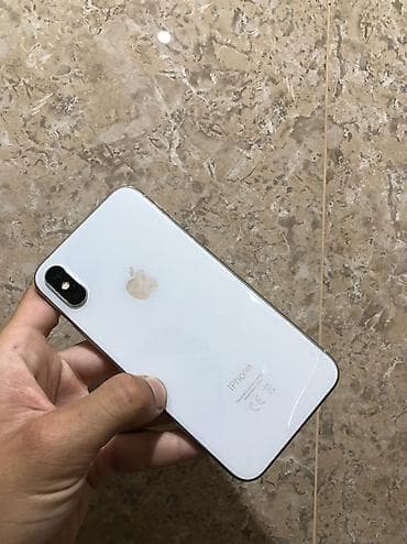 iphone 10 x: IPhone X, Б/у, 64 ГБ, Серебристый, Защитное стекло, 100 % — 6