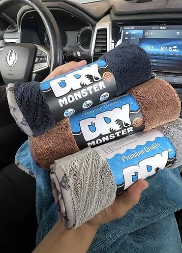 Микрофибровое полотенце для сушки авто DRY MONSTER - Профессиональная