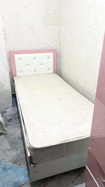 детская кровать шкаф стол в одном: Спальный гарнитур, Односпальная кровать, Шкаф, МДФ, цвет - Розовый — 3