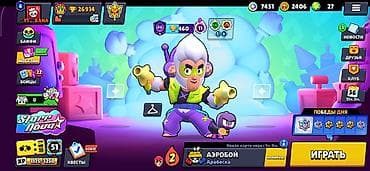 Игровой аккаунт Brawl Stars Основные характеристики: - Кубки: 26 914
