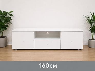Тумба и подставка для телевизора, Новый, Напольная, цвет - Белый