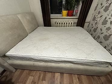 aol kg: Двуспальная кровать, С мягким изголовьем, длина - 200 см — 1