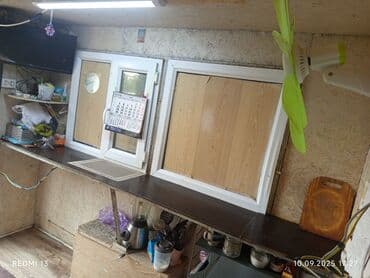 дом трейлер: Передвижной киоск/бытовка на колесном шасси - Корпус из профнастила — 4