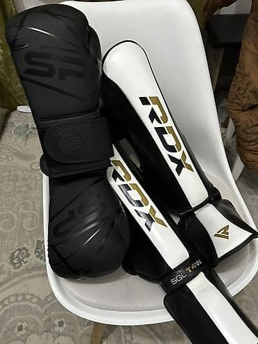 rdx: Боксерский комплект для тренировок - Перчатки SP (черные, матовые) — 4