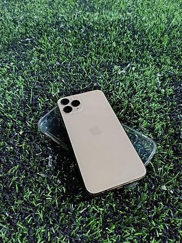 apple xr: IPhone 11 Pro, Б/у, 256 ГБ, Золотой, Чехол, 79 % — 1