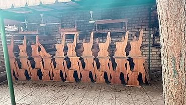 Балдар эмереги: Продается Б/У мебель для летних площадок Топчаны Столы Скамьи — 8