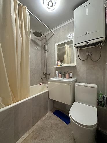 Батирлер: 1 бөлмө, 40 м², 6-мкр 104-серия, 2 кабат, Жаңы ремонт — 8