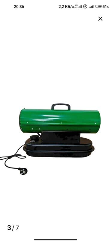 garmin 7x: Тепловая пушка Дизельная, более 2000 Вт, Термостат — 10