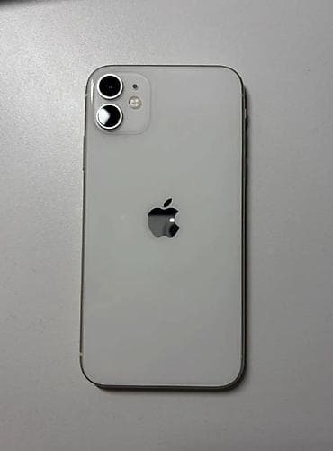 ipad 9th: IPhone 11, Б/у, 128 ГБ, Белый, Зарядное устройство, Защитное стекло, Чехол, 78 % — 1