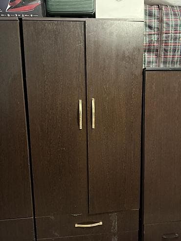 Шкафтар: Шифоньерлер, кийидер үчүн шкафтар, Түз, ЛДСП — 5