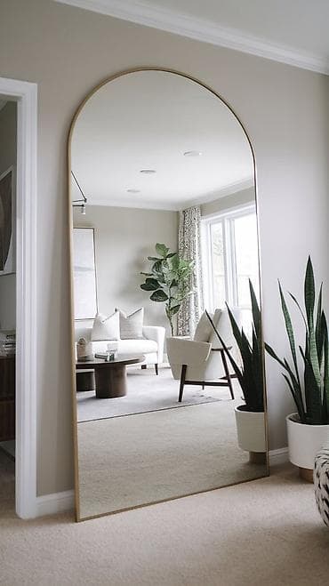 арочное зеркало: Срочно! Напольное зеркало в полный рост с арочным верхом. Новое — 3