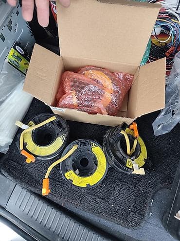 аварийный знак: Рулевой шлейф Toyota 2003 г., Б/у, Оригинал, Япония — 1