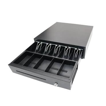 оборудование для кассы: Денежный Ящик BQ400AK, Ш40,5см*Д41см*В10,5см, 5-заж. для купюр — 6