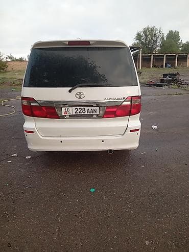 ставок кузов: Toyota Alphard: 2004 г., 2.4 л, Автомат, Газ, Минивэн — 2