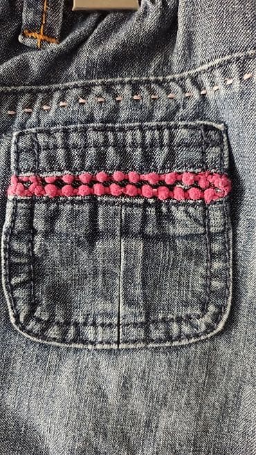 джинсовые легинсы: Джинсовые детские брючки/джеггинсы для девочки - Размер: 86 / 18M — 5