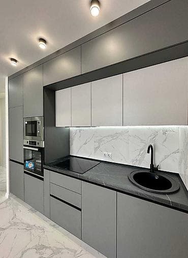 шкаф раковина: Мебель на заказ. ЛДСП от 13тыс до 17тыс сом за погонный метр ЛДСП+МДФ — 1