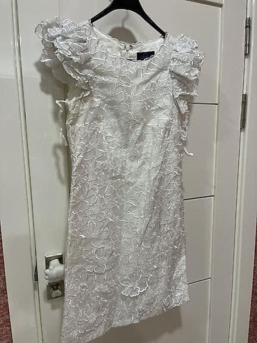 real techniques: Набор женской одежды — 4 вещи. 1) Платье Monsoon, бежево-серое с — 2