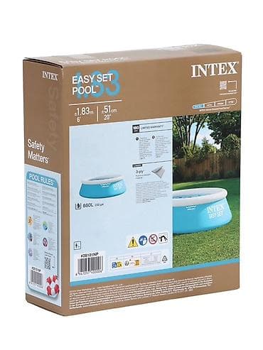 басейн для детей: Надувной бассейн Intex Easy Set 183 × 51 см - Объем: 880 л - Круглый — 4