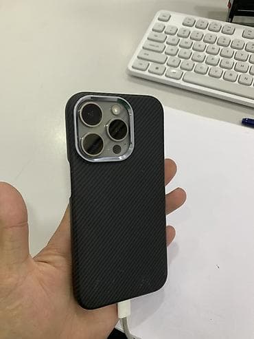 ipad mini: IPhone 15 Pro, 512 ГБ, Черный, Чехол, 80 % — 1