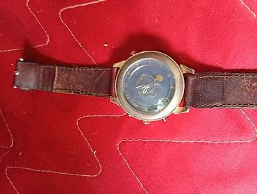 garmin 7: Наручные мужские часы с круглым корпусом и кожаным ремешком — 4