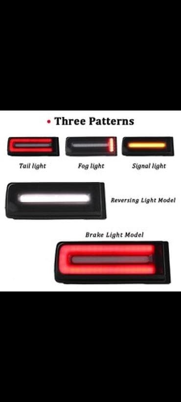 led h7: Гелендваген Комплект задних светодиодных фонарей в стиле W463 g-class — 3