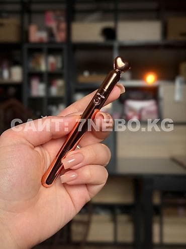 Золотистая компактная волшебная палочка-вибратор Galaku : 10 режимов