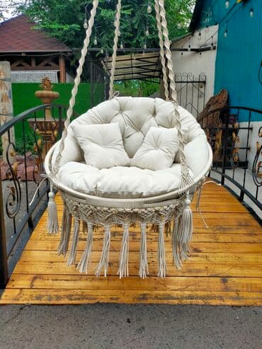 Гамак Одноместный, Плетеный at lalafo.kg Гамак Одноместный, Плетеный