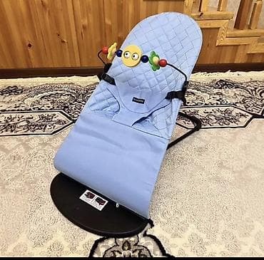 doona x: Детский шезлонг, Б/у, Качалка, Другой материал, цвет - Голубой — 1