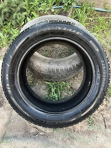 55: Шины 225 / 55 / R 17, Зима, Б/у, Легковые, Германия, Dunlop — 2