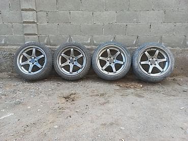 Колеса в сборе 245 / 45 / R 18, Зима, Б/у, Комплект, Легковые, Литые, отверстий - 5