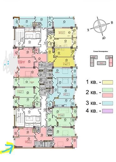 3: 2 комнаты, 78 м², Асанбай мкр Элитка, 3 этаж, ПСО (под самоотделку) — 1
