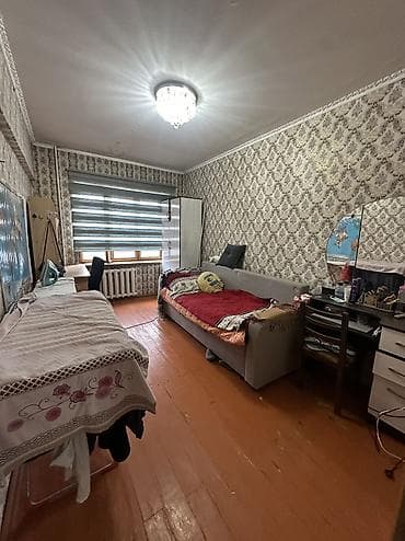 Недвижимость: 3 комнаты, 77 м², Ошский рынок / базар Индивидуалка, 3 этаж, Косметический ремонт — 9