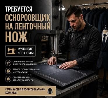 life network system: Закройщик, Классические костюмы, Район: Кудайберген авторынок, Оплата: Каждые 10 дней, График работы: Шестидневка, Опыт работы: 1-2 года опыта — 1