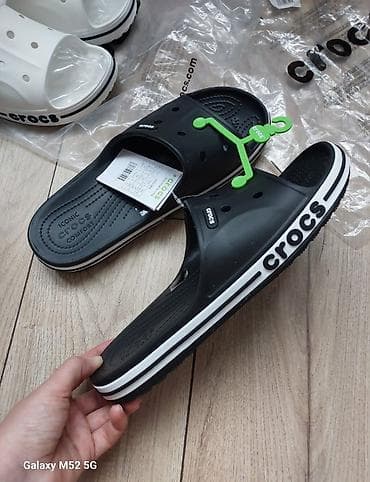 Мужские сандалии, 42, 43, 44, Crocs, Новый, цвет - Черный, Самовывоз