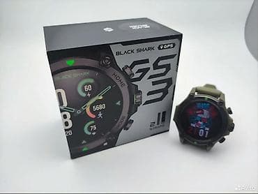 Смарт-часы Black Shark GS3 (армейский зелёный) в комплекте 3 ремешка